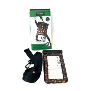 Kate Spade Waterproof Phone Pouch Animal Print Leopard NEW in Box